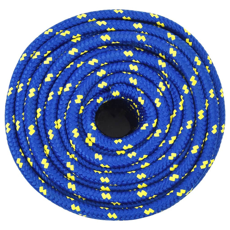 Vidaxl -Bootseil 12 mm 100 m Polypropenblau