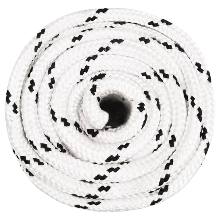 Vidaxl Werkouw 16 mm 100 m Polyester weiß