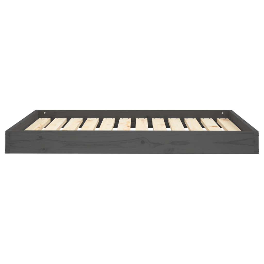 Vidaxl Hundekorb 101,5x74x9 cm Festkieferngrau grau grau
