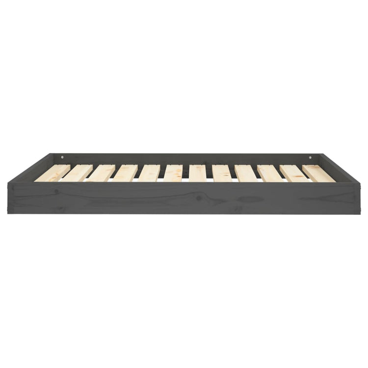 Vidaxl Hundekorb 101,5x74x9 cm Festkieferngrau grau grau
