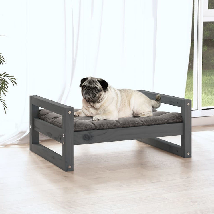Vidaxl Hundekorb 65.5x50,5 x 28 cm Festkiefergrau