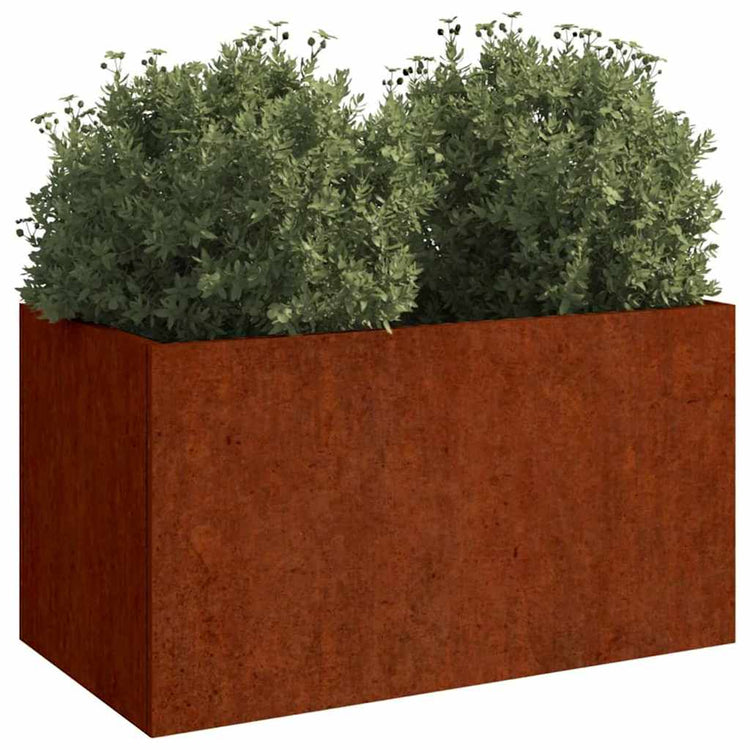VIDAXL -Planungsbox 62x40x39 cm Corten Stahl