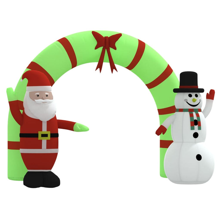 Vidaxl Weihnachtsbogen aufblasbar mit LEDs 270 cm