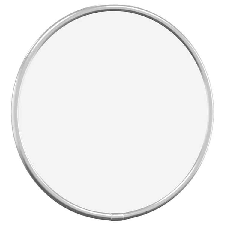 Vidaxl -Wandspiegel um Ø20 cm silberfarben