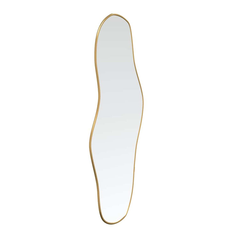 Vidaxl Wandspiegel 90x40 cm Goldfarbe