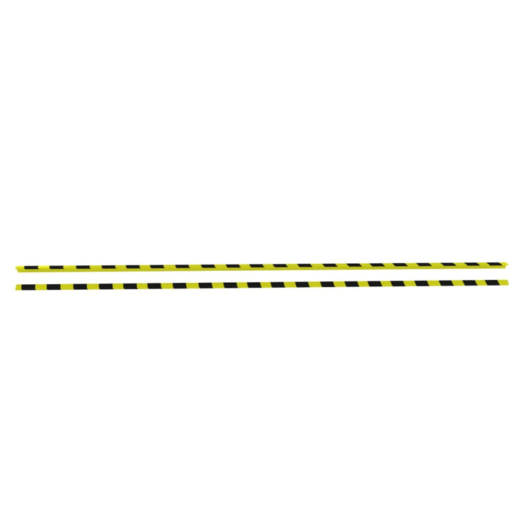 Vidaxl Eckschutz 2 ST 4,5 x 4,5 x 104 cm PU gelb und schwarz