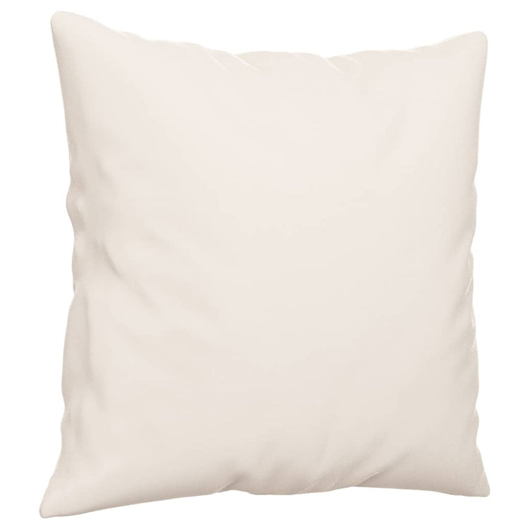 Vidaxl Dekorative Kissen 2 PCs 40x40 cm Mikrofasergewebe beige