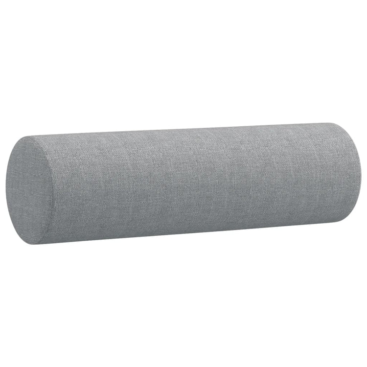 Vidaxl Dekorative Kissen 2 ST 15x50 cm Stoff hellgrau
