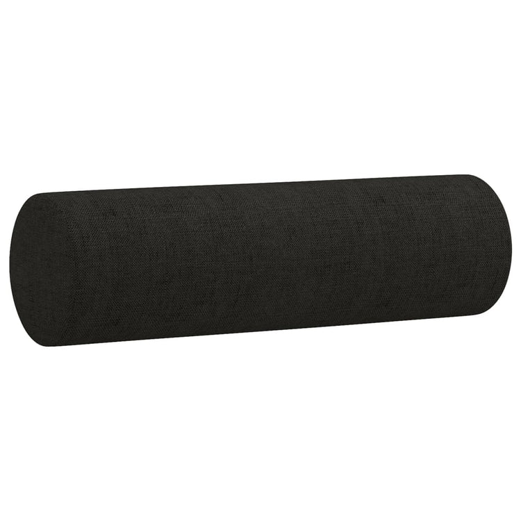 Vidaxl Dekorative Kissen 2 ST 15x50 cm Stoff schwarz