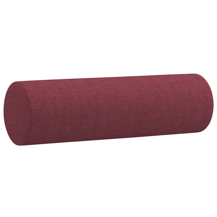 Vidaxl Dekorative Kissen 2 ST 15x50 cm Stoffwein rot