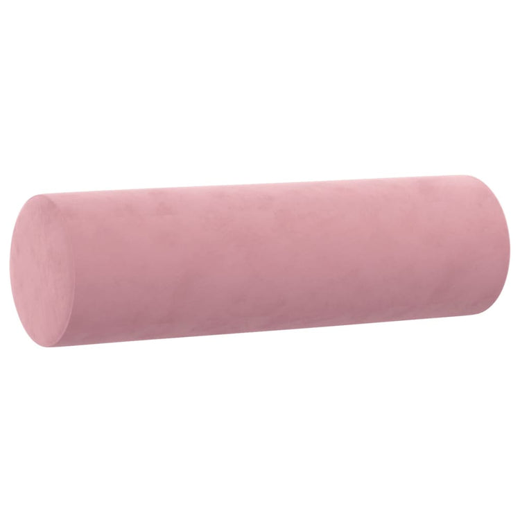 Vidaxl Dekorative Kissen 2 ST 15x50 cm Samt rosa