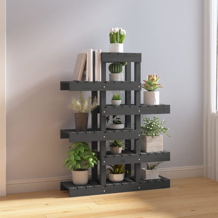 VIDAXL -Pflanzenstandard 85x25x109,5 cm Festkiefergrau