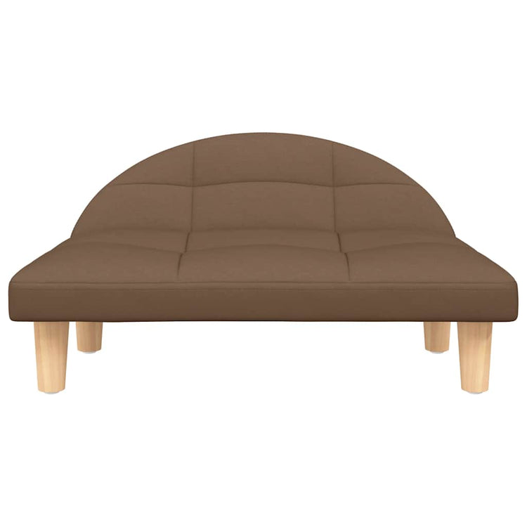 Vidaxl Hundekorb 70x52x30 cm Stoff braun