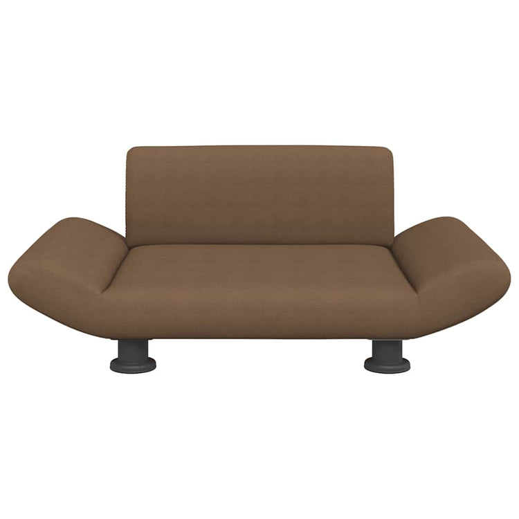 Vidaxl Hundekorb 70x45x28 cm Stoff braun