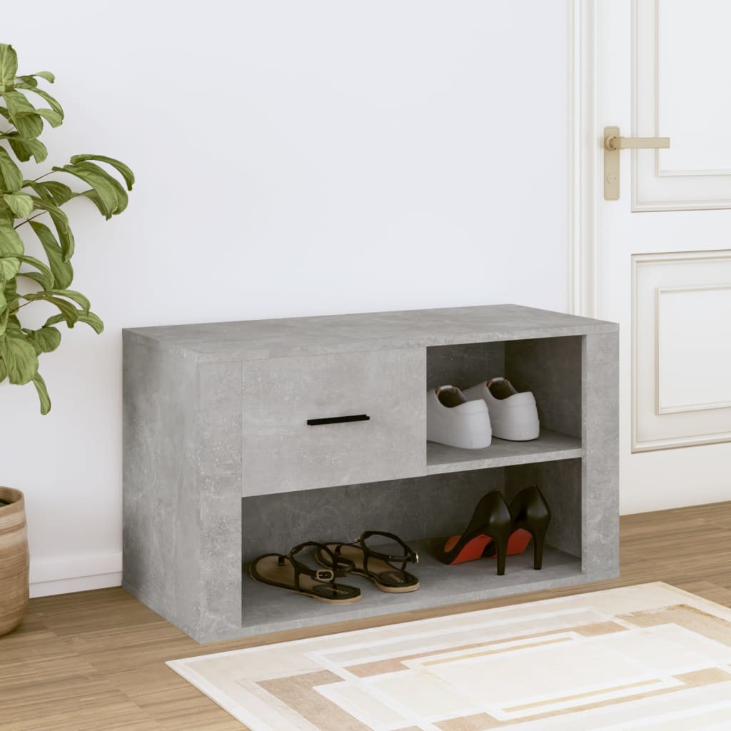 Vidaxl Schuhschrank 80x35x45 cm bearbeitete Holzbetonpreis
