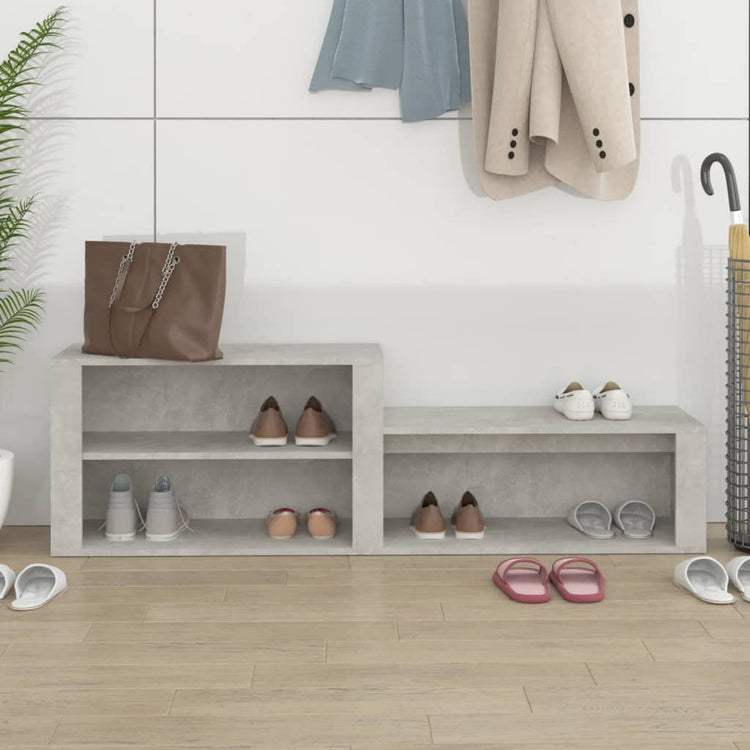 Vidaxl Schuhschrank 150x35x45 cm bearbeiteter Holzbetonpreis