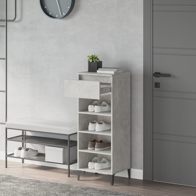 Vidaxl Schuhschrank 40x36x105 cm bearbeiteter Holzbetonpreis