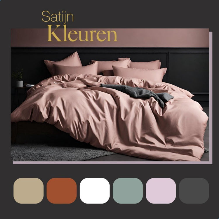 Zehn Cate Cotton Satin Single Duvet Cover 140x200 220 cm Rouge Pink