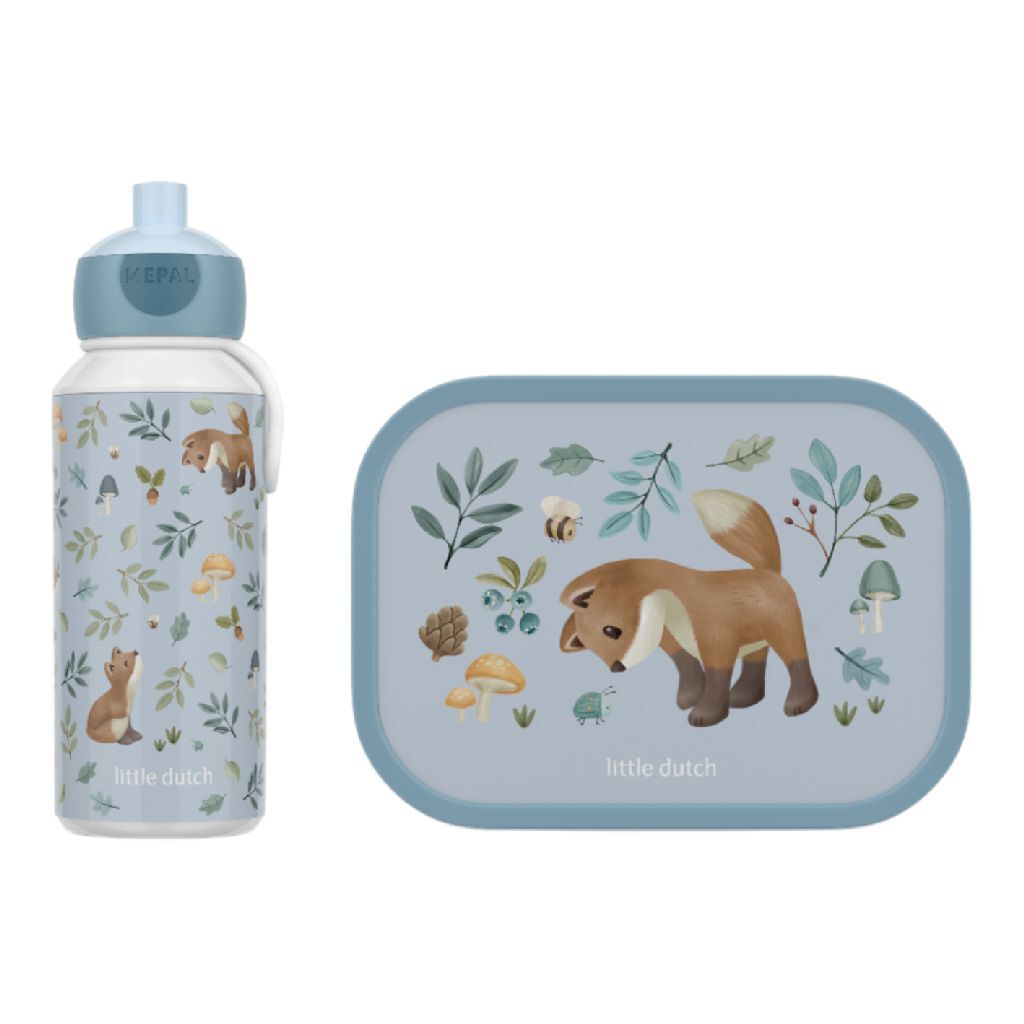 Mepal Little Dutch Forest Friends Lunchset blau