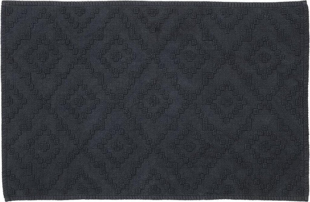 Sealskin Sealskin Aztec Badmat 60x90 cm Baumwolle dunkelgrau