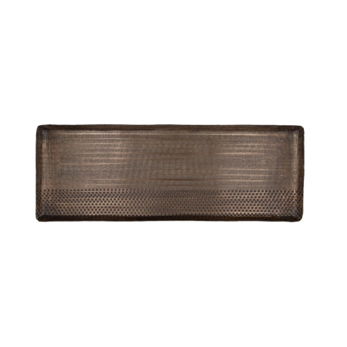 Hbx Natural Living Tablett 45x18x1,5cm Messing
