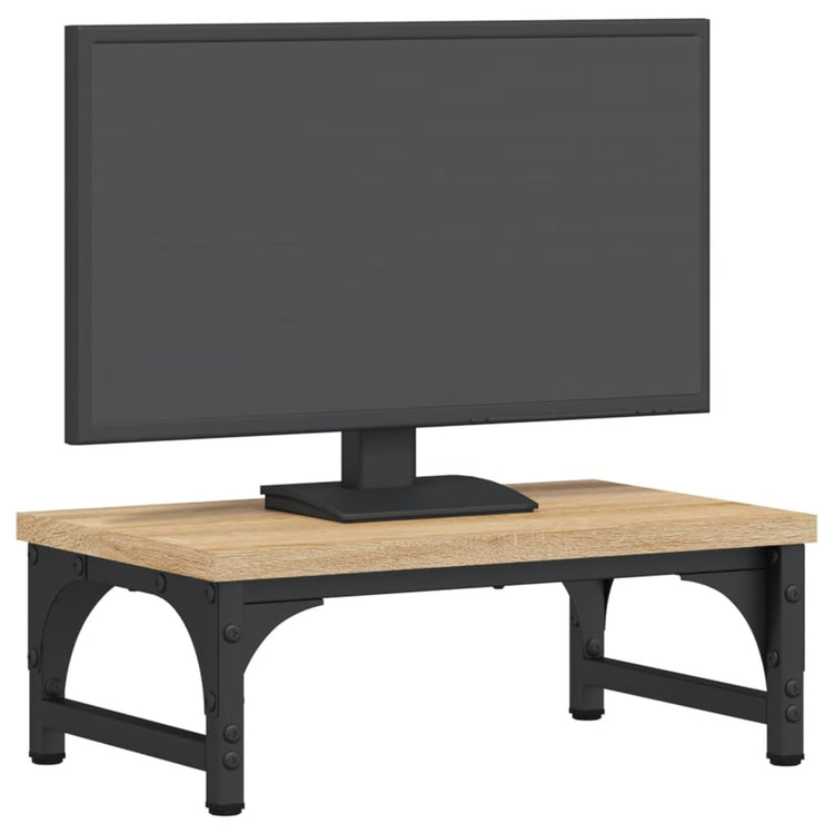 Vidaxl Monitor Standard 37x23x14 cm verarbeitetes Holz Sonoma Eiche gefärbt