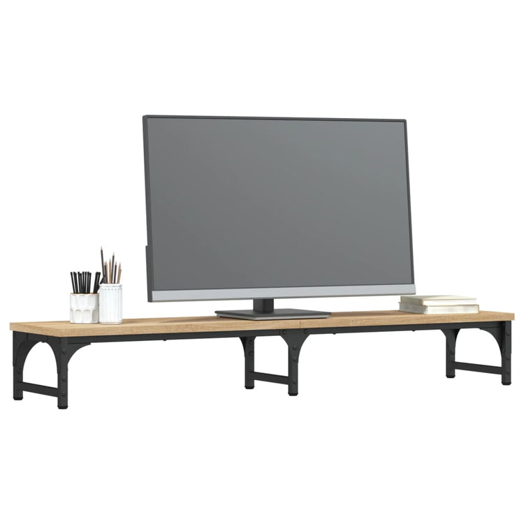 Vidaxl Monitor Standard 105x23x15.5 cm verarbeiteter Holz Sonoma Eiken Farbe