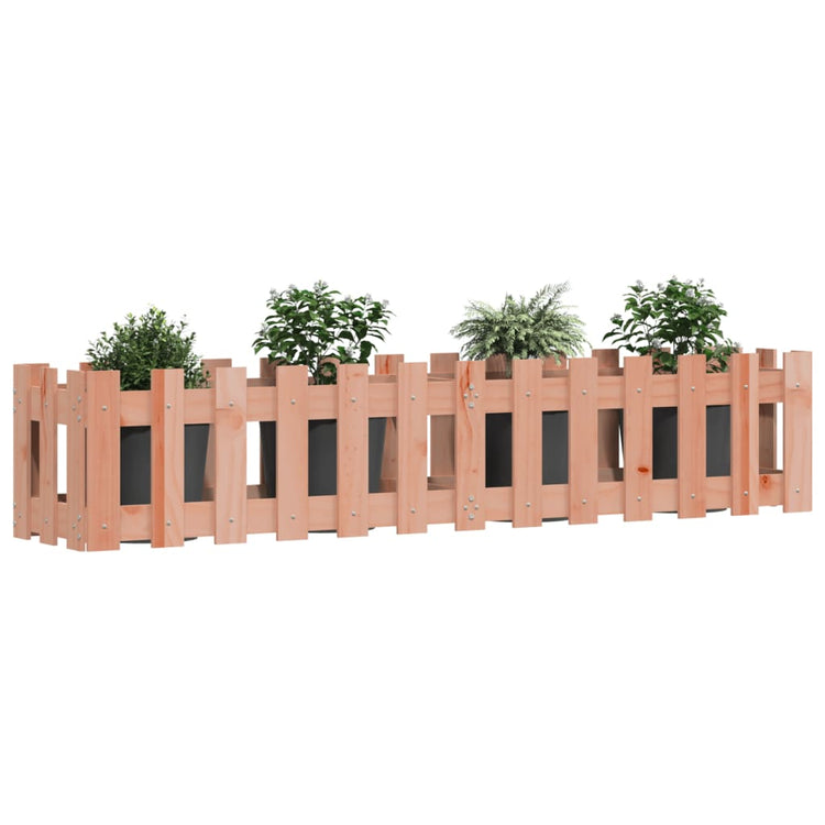 VIDAXL -Pflanzer erhöhte das HEK -Design 150x30x30 cm Solid Douglashout