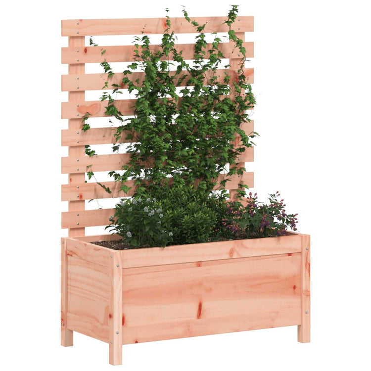 VIDAXL -Pflanzer mit Rack 79x39.5x114 cm Solid Douglashout