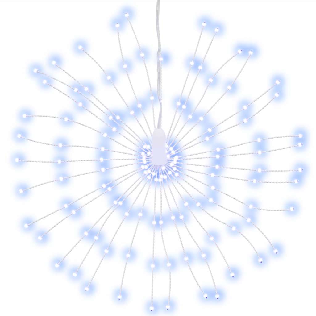 Vidaxl Weihnachtsbeleuchtungsfeuerwerk 4 St 140 Kalt weiße LEDs 17 cm