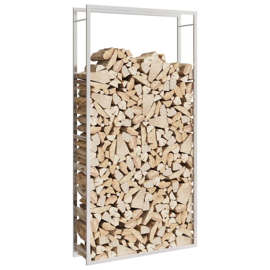 VIDAXL -Kamin 110x28x214 cm Edelstahl
