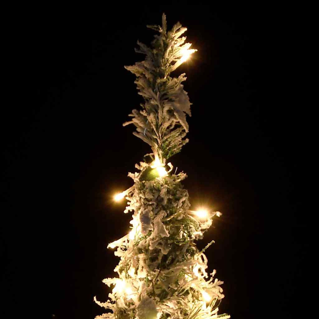VIDAXL KUNSTKERSTBOOM POP-up mit Schnee 150 LEDs 180 cm