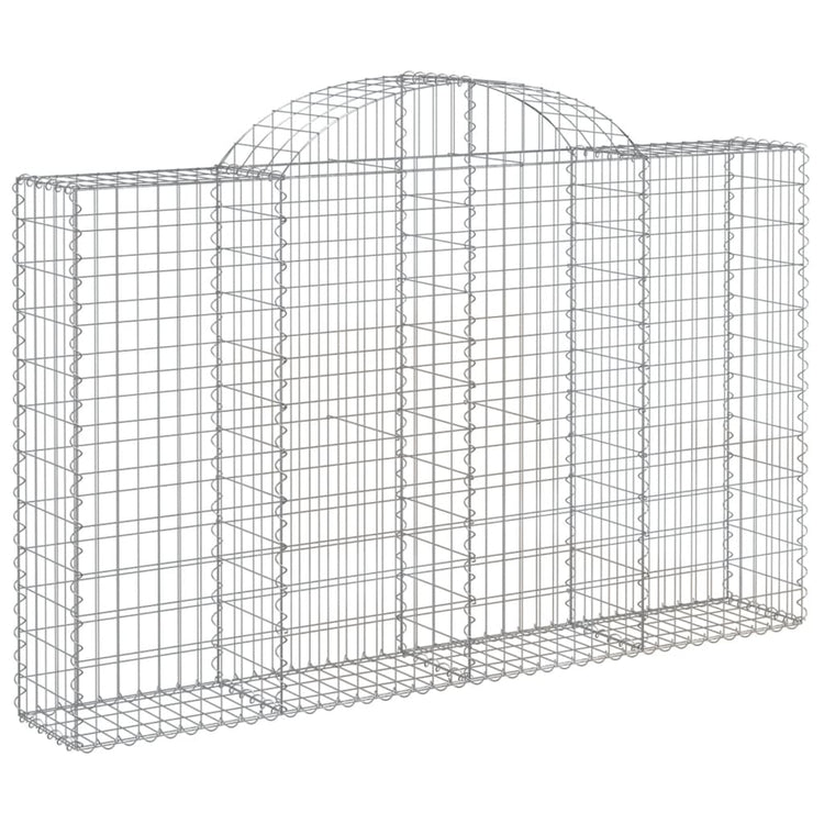 Vidaxl Schans Körbe 6 ST Gewölbe 200x30x120 140 cm Eisen