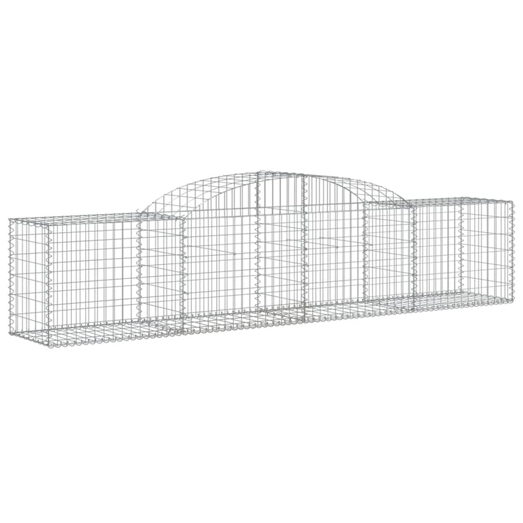 Vidaxl Schans Körbe 13 St. Gewölbe 300x50x60 80 cm verzinktes Eisen