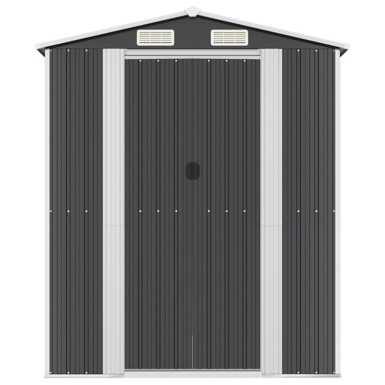 Vidaxl Garden Shed 192x689x223 cm verzinkter Stahl -Anthrazit -gelöscht