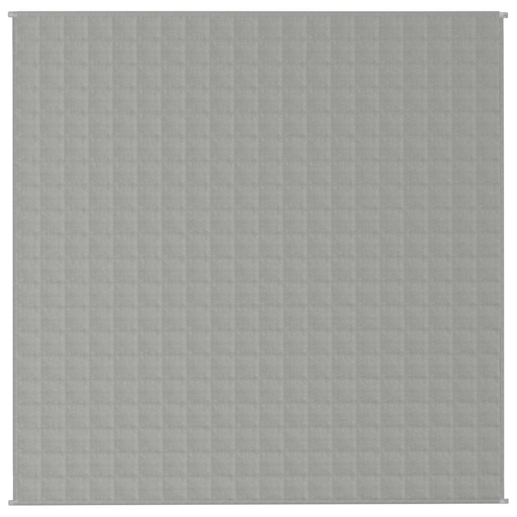 Vidaxl Schwacheurdecke 200x200 cm 13 kg Stoff grau