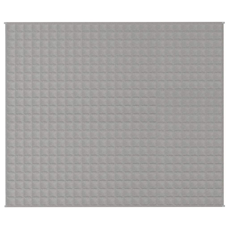 Vidaxl schwache Decke 220x260 cm 11 kg Stoff grau
