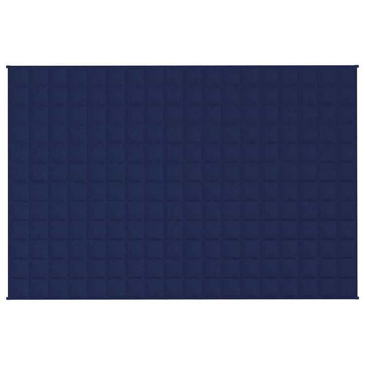 Vidaxl schwache Decke 120x180 cm 5 kg Stoff blau