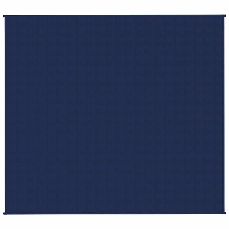 Vidaxl schwache Decke 200x225 cm 9 kg Stoff blau