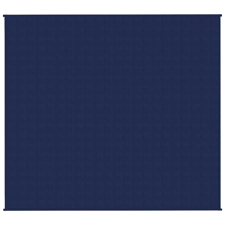 Vidaxl schwache Decke 200x225 cm 13 kg Stoff blau
