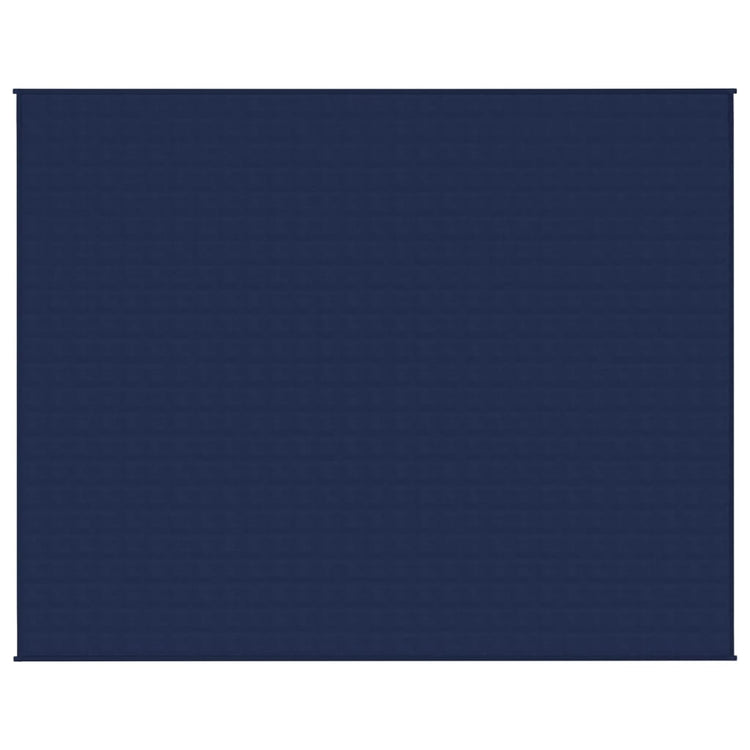 Vidaxl schwache Decke 235x290 cm 15 kg Stoff blau