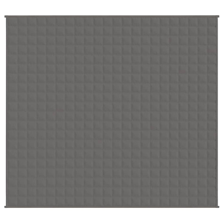 Vidaxl schwache Decke 200x225 cm 9 kg Stoff grau