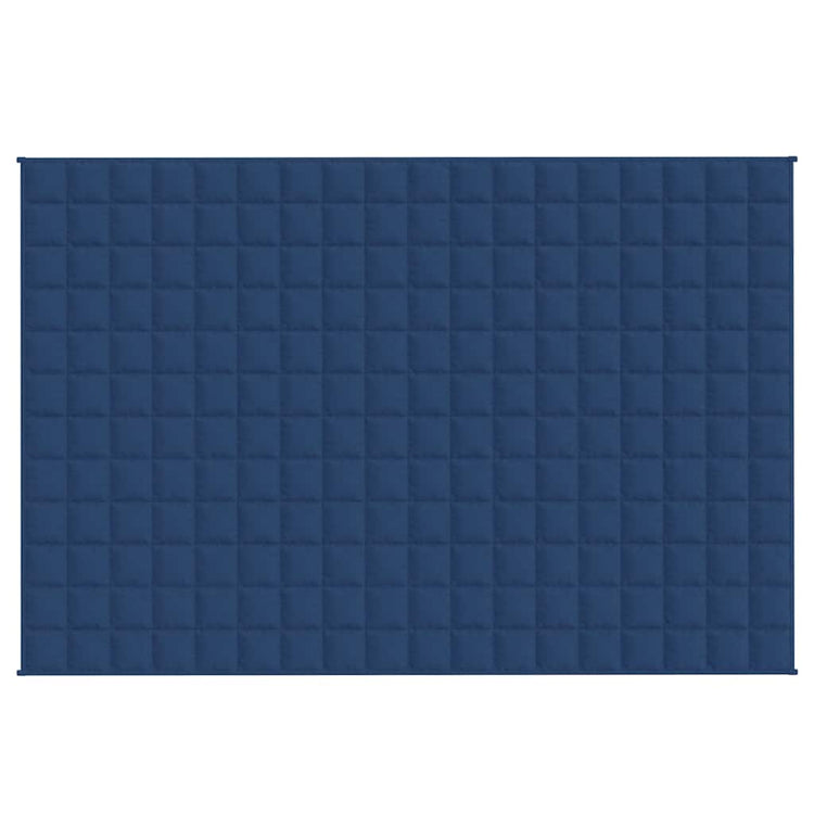 Vidaxl schwache Decke 120x180 cm 5 kg Stoff blau