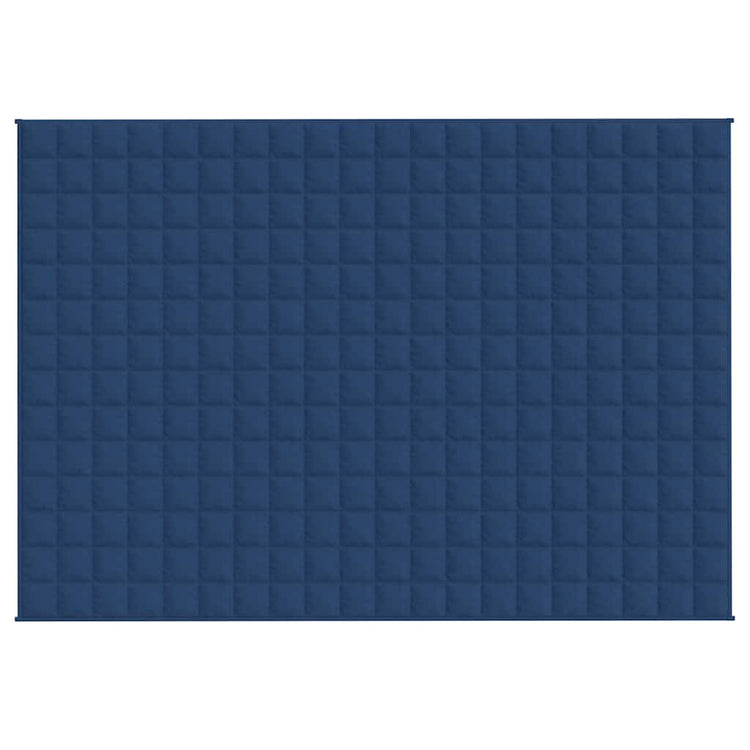 Vidaxl schwache Decke 138x200 cm 6 kg Stoff blau