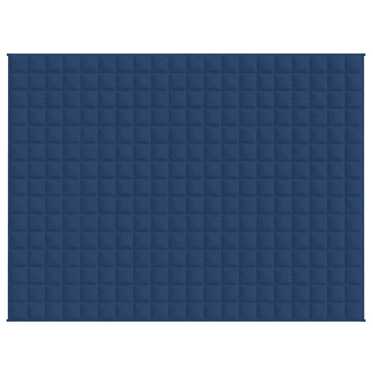 Vidaxl schwache Decke 150x200 cm 11 kg Stoff blau