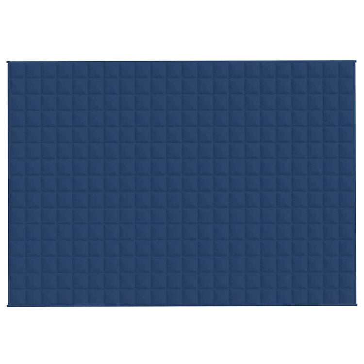 Vidaxl schwache Decke 155x220 cm 11 kg Stoff blau