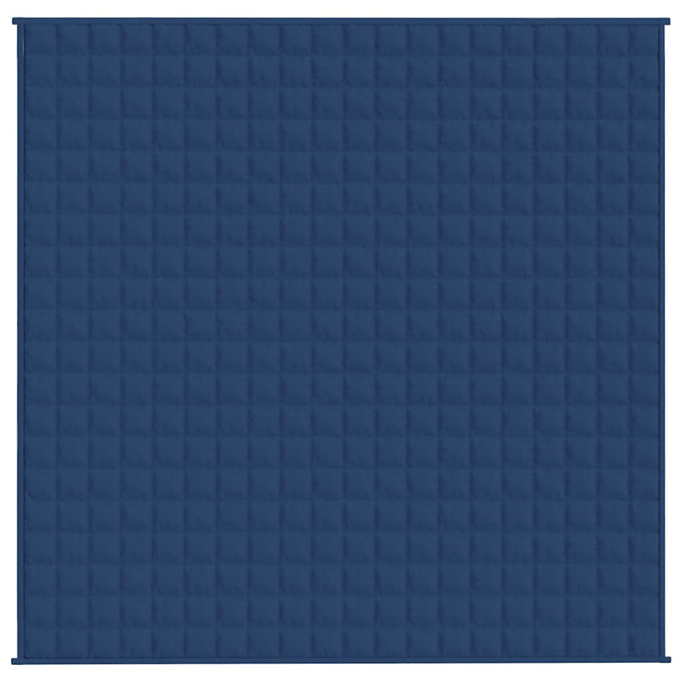 Vidaxl schwache Decke 200x200 cm 13 kg Stoff blau