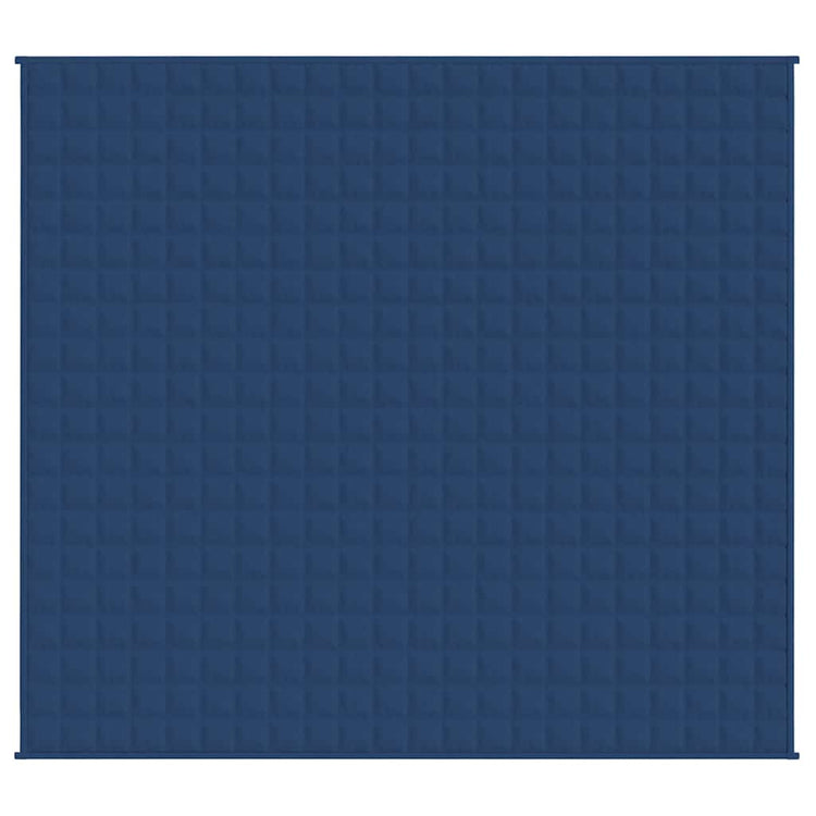Vidaxl schwache Decke 220x235 cm 15 kg Stoff blau