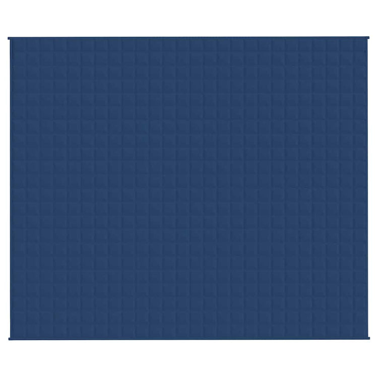 Vidaxl schwache Decke 220x260 cm 15 kg Stoff blau