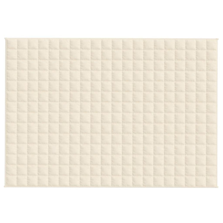 Vidaxl schwache Decke 138x200 cm 6 kg Stofflampencreme -Colored